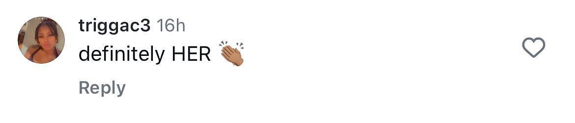 An IG user calls Ford "her"